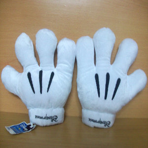 米奇手套卡通游戏搞怪大爪子演出表演儿童米老鼠可爱爪爪道具