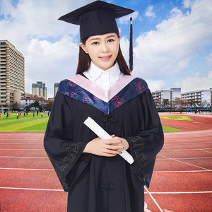 学位学士服大学生毕业礼服男女班服学院风本科文科工科硕士博士袍