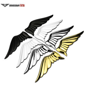 汽车个性天使之翼翅膀车标贴天使金属车身贴车尾标改装装饰贴3D