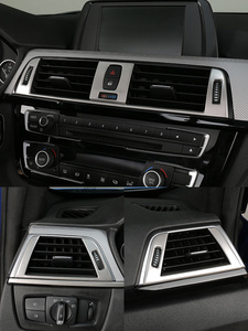 宝马3系中控空调出风口面板gt 320i 320li仪表台装饰亮条内饰改装