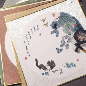 水墨镜片纸熟宣