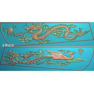 精雕图 jdp 寿材棺木寿材 龙凤棺材 灰度图bmp侧板123源文件