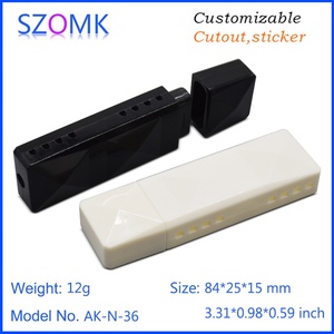 AK-N-36塑料USB读卡器适配器外壳U盘无线上网卡塑胶外壳84*25*15