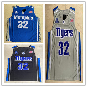 ncaa 孟菲斯大学32号 新秀詹姆斯·怀斯曼 刺绣球衣 篮球背心