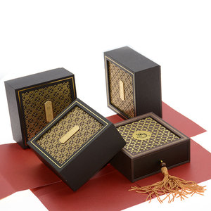 传承古法黄金手镯盒戒指盒手链吊坠项链盒珠宝包装盒子