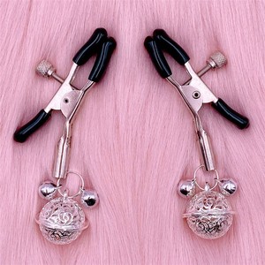 乳头夹子宫铃器奶头情趣女用床上乳房胸部刺激玩具乳夹铃铛性用品
