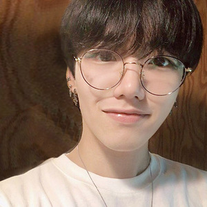 个性纯钛超轻银色近视眼镜框男复古文艺圆框眼睛框镜架男士韩版潮