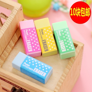 日本pentel派通橡皮擦zeh-05彩色糖果儿童铅笔橡皮擦学生制图绘图像皮