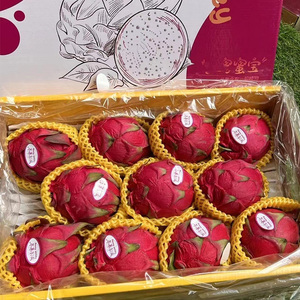 80150人付款天猫顺丰包邮海南火龙果红心金都一号密宝五斤新鲜现摘大