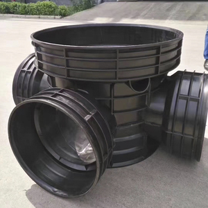 塑料检查井成品pe污水井700雨水井315流槽井1000沉泥渗透溢流井