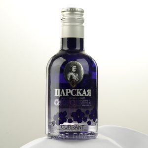 沙皇伏特加黑加仑味配制酒小酒版50ml进口洋酒伴玻璃瓶小瓶利口酒