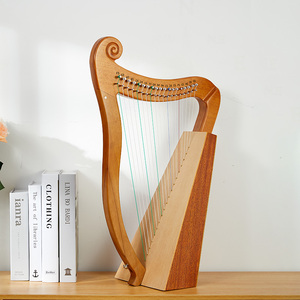 cega15弦19弦小竖琴初学者专业迷你便携式小型小众乐器简单易学_阿里