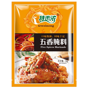 特味浓五香腌料烤鸡翅肉串厨房调味品户外烧烤调料1kg袋装佐料包