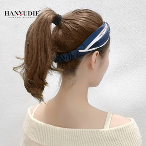 束发带女束发百搭外出发箍头饰出门带运动网红网红外戴洗脸用发卡