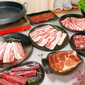 韩式烤肉食材套餐家庭烤五花肉半成品新鲜韩国烤肉火锅食材456人
