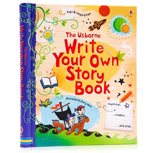 Usborne写一本关于自己的故事Write Your Own Story Book英文原版进口图书 儿童英文故事写作指导 写作小技巧 英文文学创作工具书