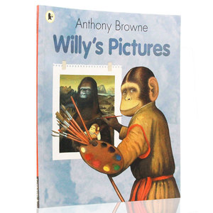 大画家威利 willys pictures 英文原版绘本 anthony browne 安东尼