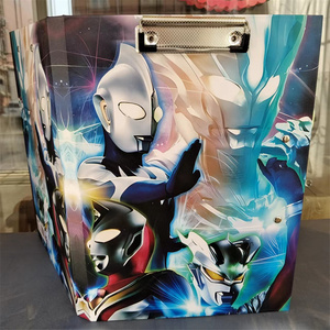 奥特曼a4板夹文件夹子小清新卡通考试档案资料册三用垫板夹板包邮