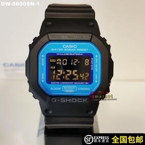 卡西欧casiog-shock手表dw-5600sn-1d1dr复古方块手表男女