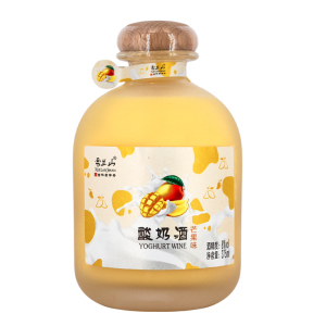 雪兰山酸奶酒果酒女生低度甜酒微醺颜值青梅草莓芒果蜜桃味375ml