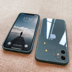 苹果11手机壳iphone11新款直边玻璃变12全包镜头iphone11promax超薄防
