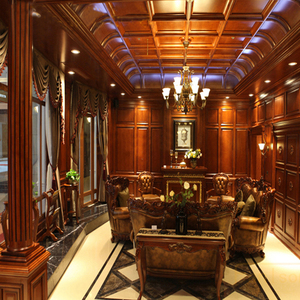 护墙板电视背景墙欧式全屋定制木饰面实木装修中式墙板0人付款2520