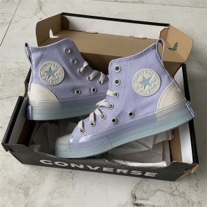 特价清仓 converse匡威all star cx透明水晶底高帮帆布鞋 a02309c