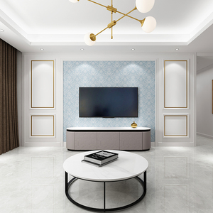 三宝树 实木电视背景墙沙发卧室电视墙边框线条装饰护墙板包安装