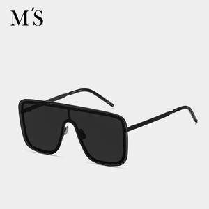 MS曼丝眼镜一体式大框2023新款女款时尚网红同款男防紫外线太阳镜