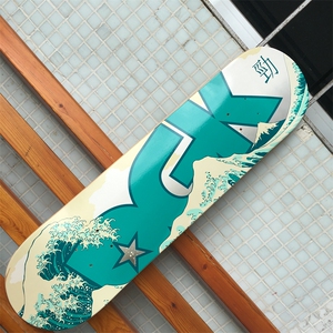 dgk 全新外国正品进口专业加拿大枫木轻薄弹双翘板滑板 单板面