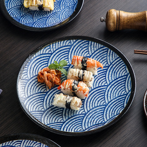 日式陶瓷家用浅盘平盘西餐盘牛排盘子瓷盘菜盘意面盘高级酒店餐具