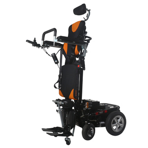 威之群电动站立轮椅升降后躺抬腿多功能智能全自动残疾老人代步车