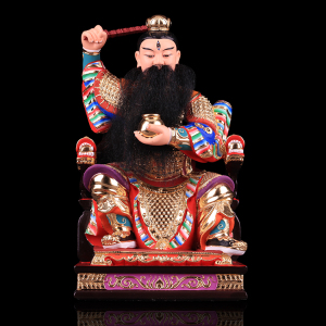 九天应元雷声普化天尊树脂神像雷祖雷公雷神南极长生大帝中式摆件