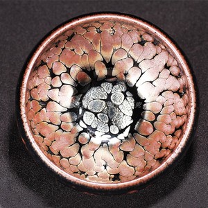 建阳名家游超扶摇建盏茶杯原矿铁胎手工主人茶杯天目盏茶具