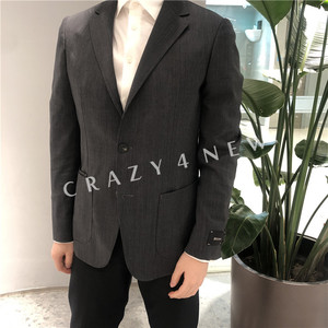 现货z zegna 杰尼亚 春夏 男 两粒扣羊毛商务长袖休闲西装正装