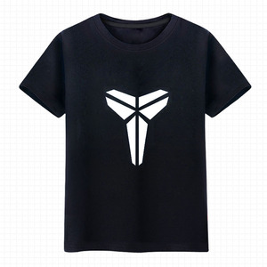 kobe bryant科比布莱恩特黑曼巴篮球退役短袖 半袖t恤男 纪念衣服