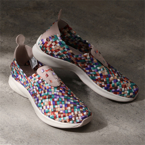 海外代购耐克nike air woven彩虹编织轻便低帮一脚蹬男运动休闲鞋