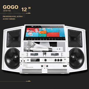 gogo k8家庭ktv音响套装全套家用卡拉ok点歌机全套家庭功放点唱机