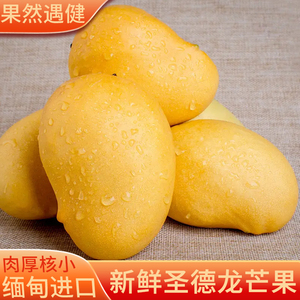 缅甸进口圣德龙芒果农产品黄金钻石芒 新鲜时令热带水果3-8斤包邮