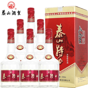 泰山特曲小窖佳酿44度500mlx6瓶整箱装经典特曲纯粮食浓香型白酒