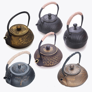 铸铁壶茶具中式茶柜摆件铁茶壶新中式软装茶楼茶室装饰品工艺术品