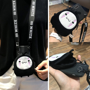 vivox20手机壳带零钱包一体vivox9女可爱x20a/x9s可背包式X3/X7/X6斜挎挂绳xplay6毛绒plus卡包硅胶套潮x5max
