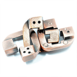 魔金蛇口逃生四方锁魔球笼中取刺锌合金解环解锁智力玩具套装