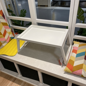 宜家亲克丽普克床用餐架折叠床上笔记本电脑桌餐桌懒人桌塑料方便