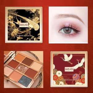 国货之光故宫仙鹤彩妆眼影盘联名系列复古妆化妆品南瓜色系橘色