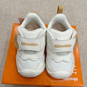 基诺浦22春款关键鞋学步鞋txgb1936防滑透气白色