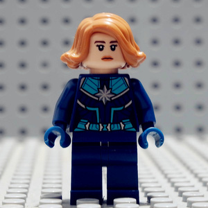 lego 乐高 超级英雄人仔 77902 sh605 惊奇队长 蓝色衣服款