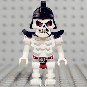 lego 乐高 幻影忍者人仔 njo504第十季 骷髅 红色
