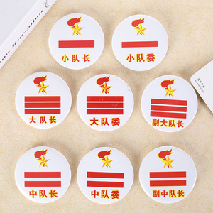 少先队队徽大队长副中队长小队委小学生徽章别针马口铁徽
