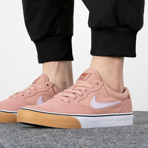 nike耐克粉色男鞋2022冬季运动鞋休闲帆布鞋低帮复古滑板鞋dm3493